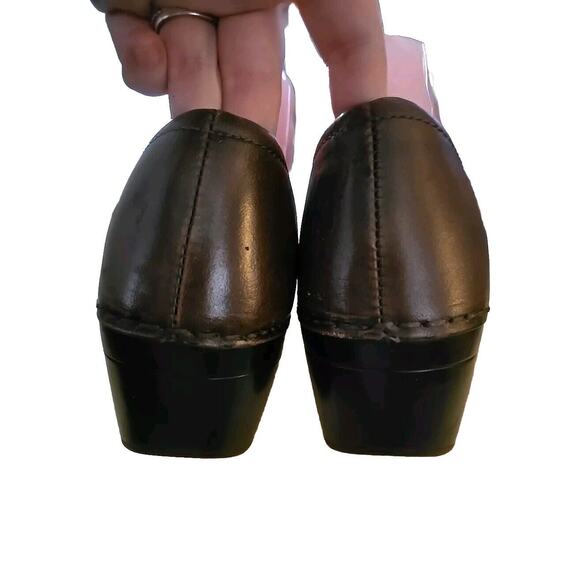 Dansko Brown Leather Professional Slip On Clogs Comfort Shoes Womans Size 40 - Picture 6 of 9